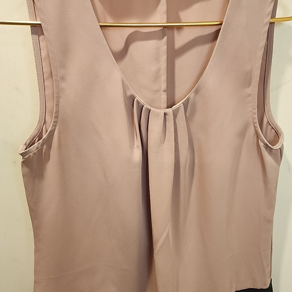 Gap Sleeveless Color Block Black And Tan Two-Tone Dress 8 - Picture 4 of 8